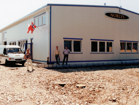 Opening of the first production hall (1998)