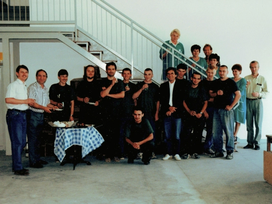 Opening of the first production hall (1998)